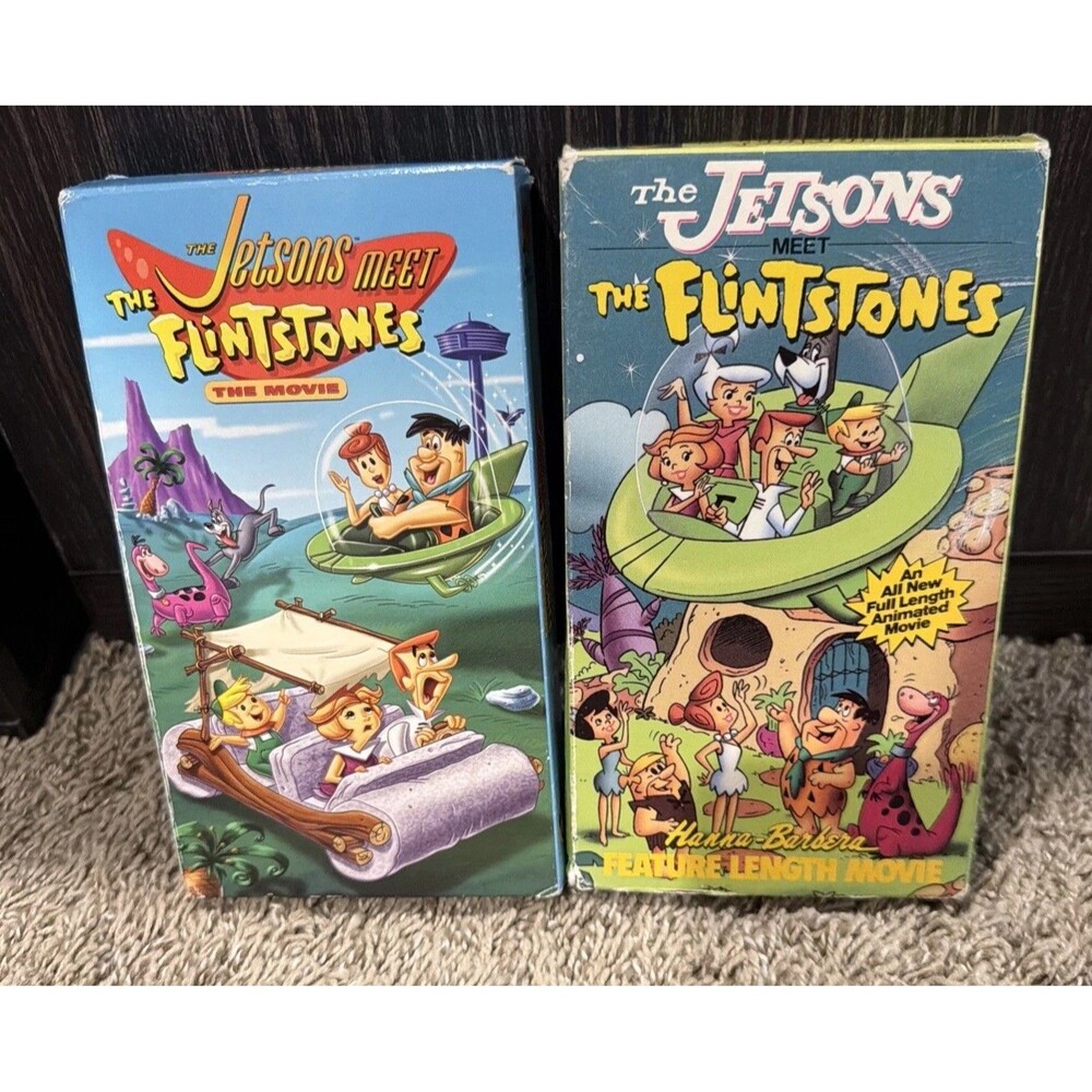 The Jetsons Meets The Flintstones (VHS, 1989) Hanna-Barbera Full Length Movie